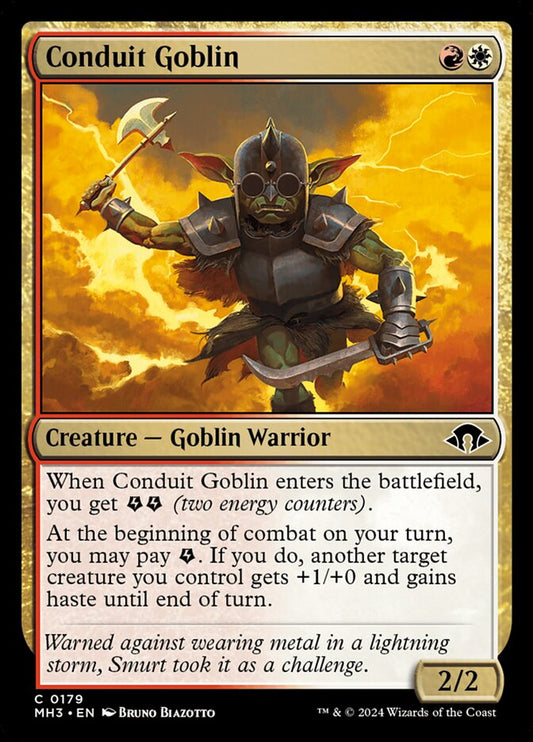MTG Card Title: Conduit Goblin MH3/179