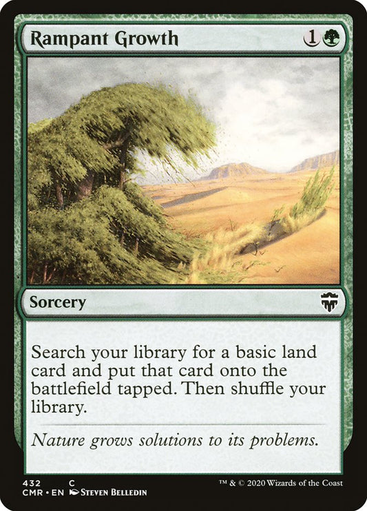 MTG Card Title: Rampant Growth CMR/432