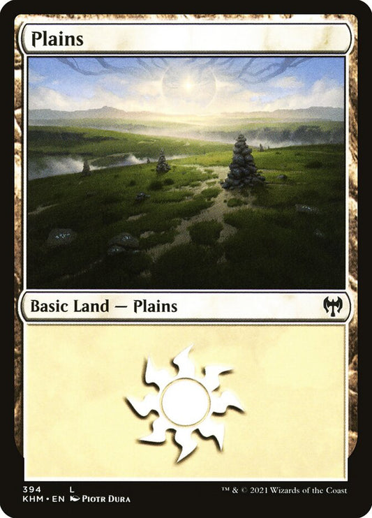 MTG Card Title: Plains KHM/394
