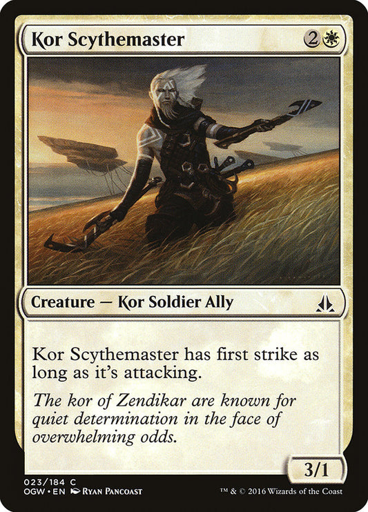 MTG Card Title: Kor Scythemaster OGW/23