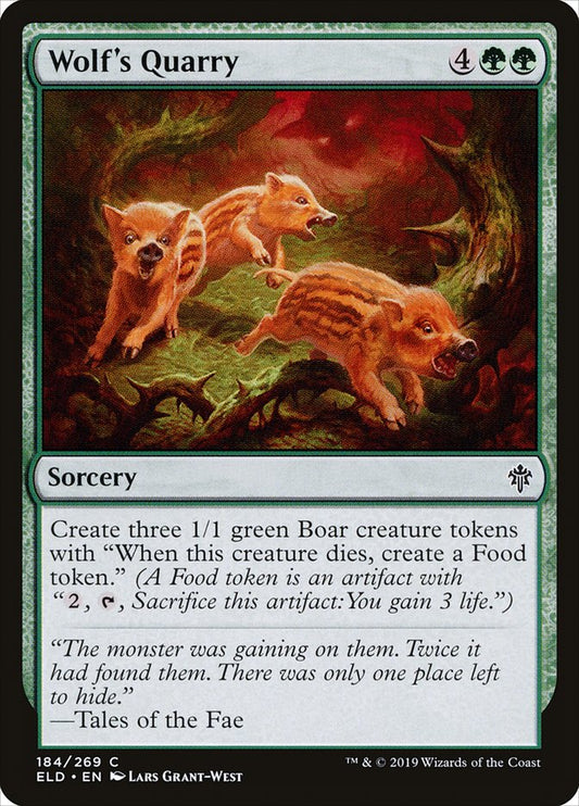 MTG Card Title: Wolf's Quarry ELD/184