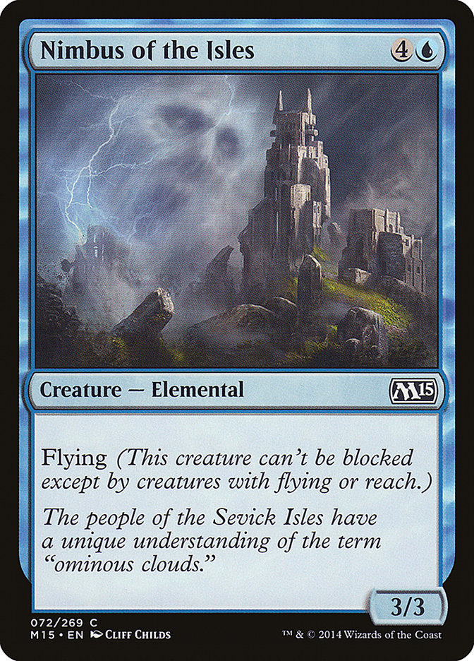 MTG Card Title: Nimbus of the Isles M15/72