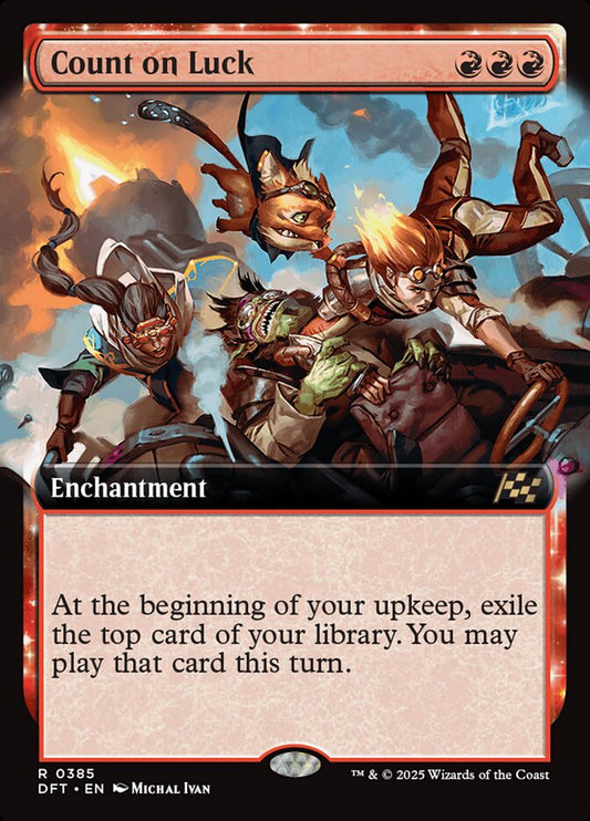 MTG Card Title: Count on Luck DFT/385