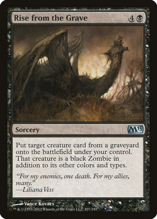 MTG Card Title: Rise from the Grave M13/107