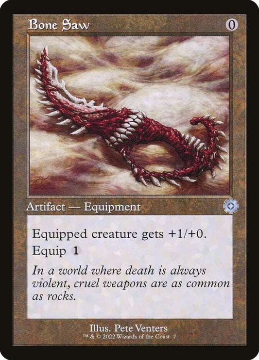 MTG Card Title: Bone Saw BRR/7