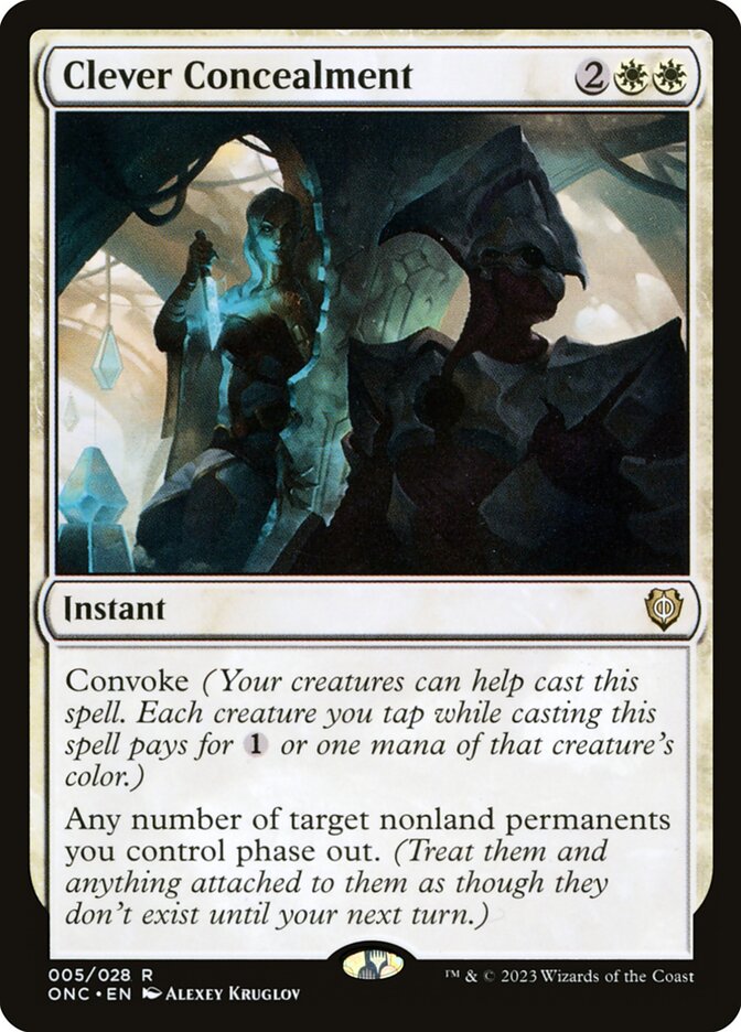 MTG Card Title: Clever Concealment ONC/5