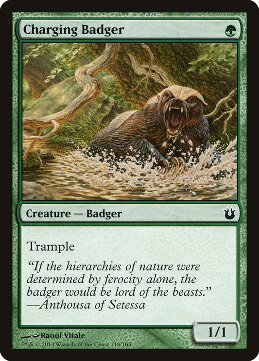 MTG Card Title: Charging Badger BNG/118