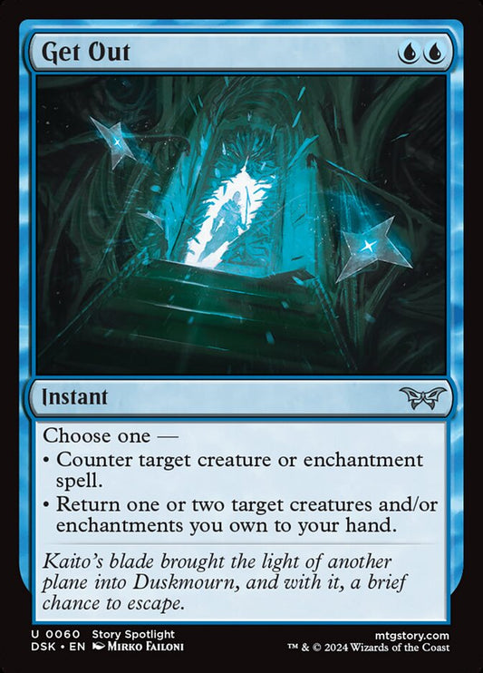 MTG Card Title: Get Out DSK/60