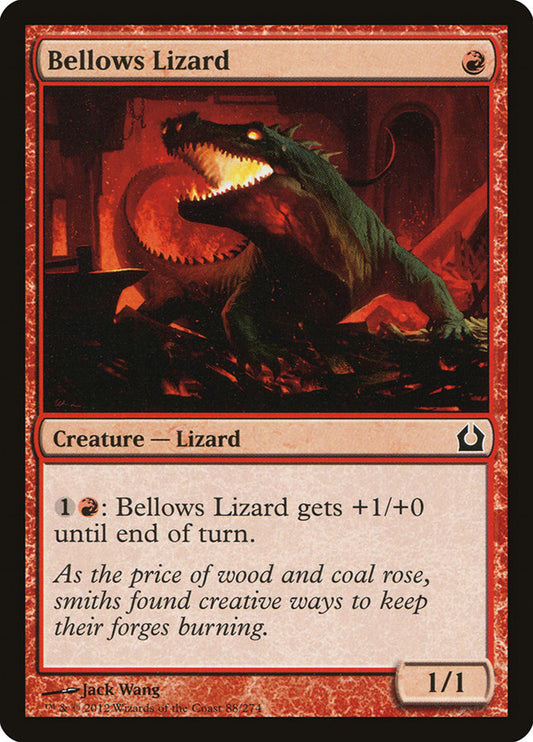 MTG Card Title: Bellows Lizard RTR/88