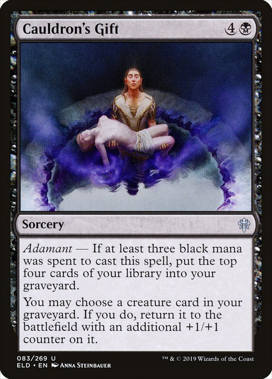 MTG Card Title: Cauldron's Gift ELD/83