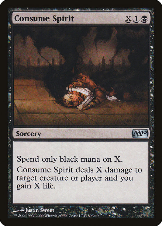 MTG Card Title: Consume Spirit M10/89