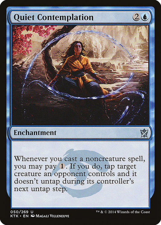 MTG Card Title: Quiet Contemplation KTK/50