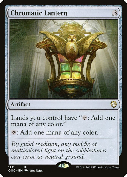 MTG Card Title: Chromatic Lantern ONC/127