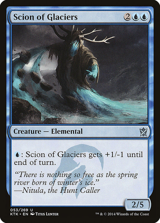 MTG Card Title: Scion of Glaciers KTK/53
