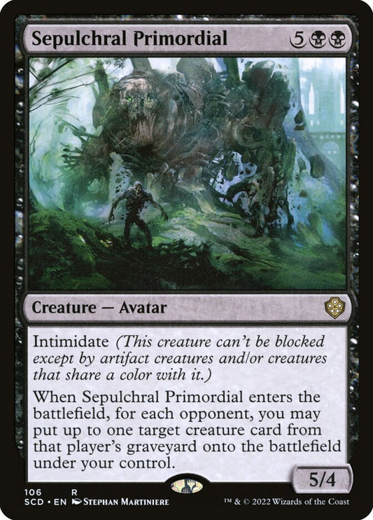 MTG Card Title: Sepulchral Primordial SCD/106