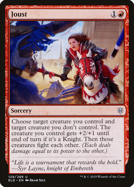 MTG Card Title: Joust ELD/129