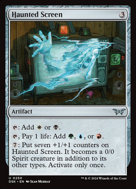 MTG Card Title: Haunted Screen DSK/250