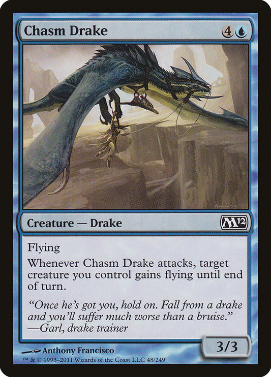 MTG Card Title: Chasm Drake M12/48