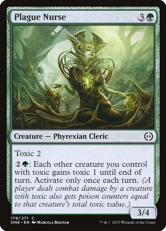 MTG Card Title: Plague Nurse ONE/179