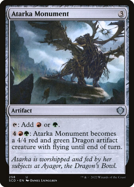 MTG Card Title: Atarka Monument SCD/258