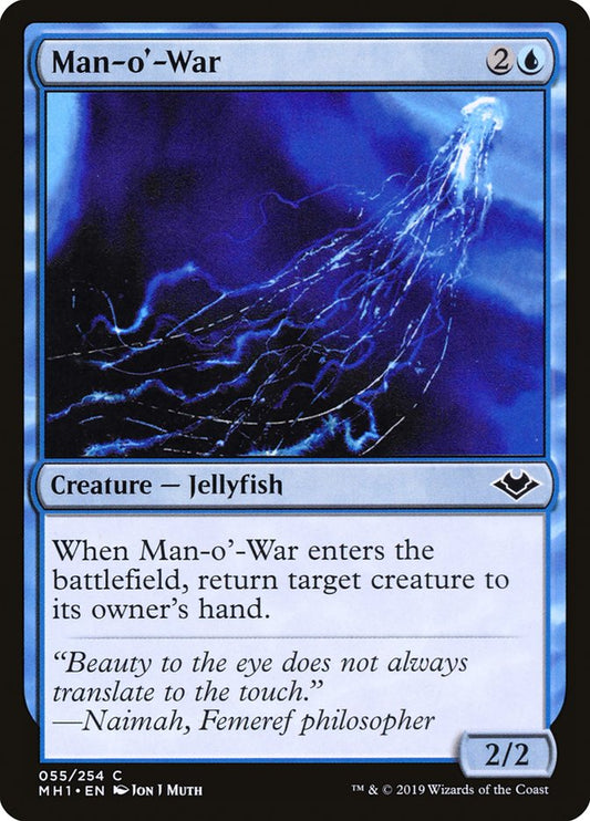 MTG Card Title: Man-o'-War MH1/55