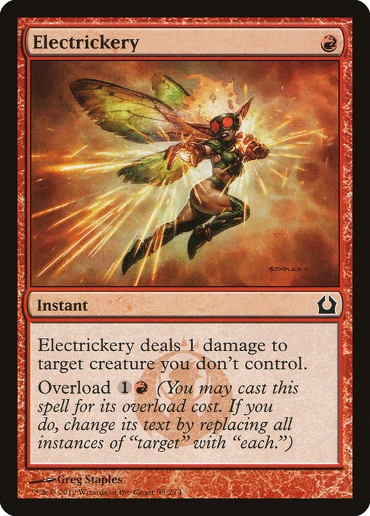 MTG Card Title: Electrickery RTR/93