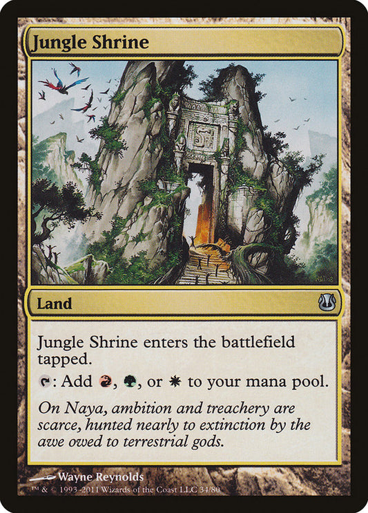 MTG Card Title: Jungle Shrine DDH/34