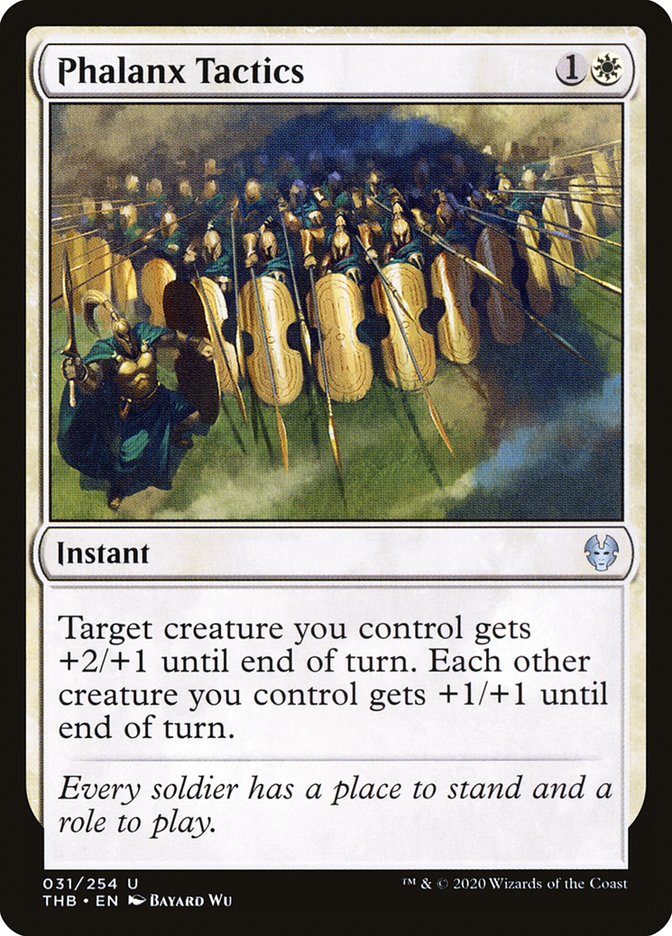 MTG Card Title: Phalanx Tactics THB/31
