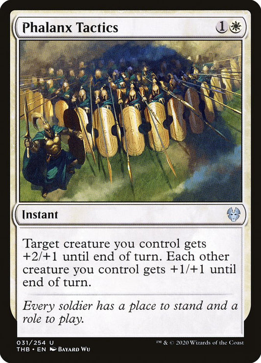 MTG Card Title: Phalanx Tactics THB/31