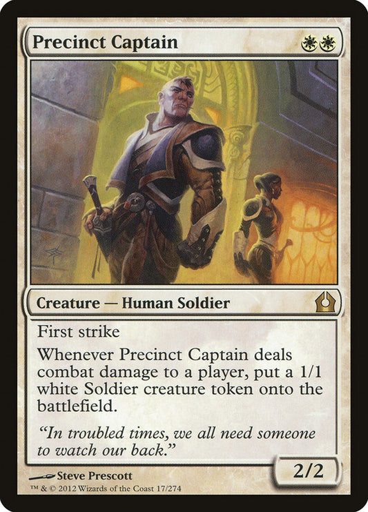 MTG Card Title: Precinct Captain RTR/17