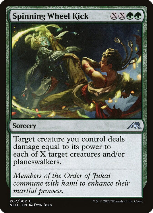 MTG Card Title: Spinning Wheel Kick NEO/207