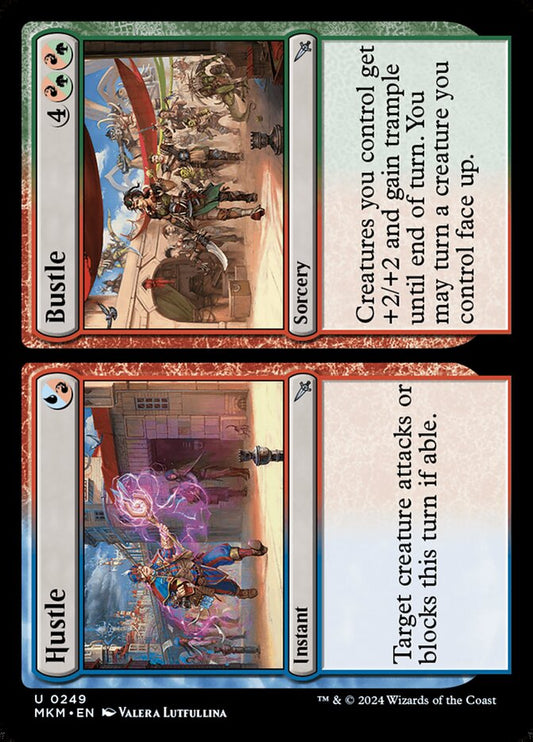 MTG Card Title: Hustle // Bustle MKM/249