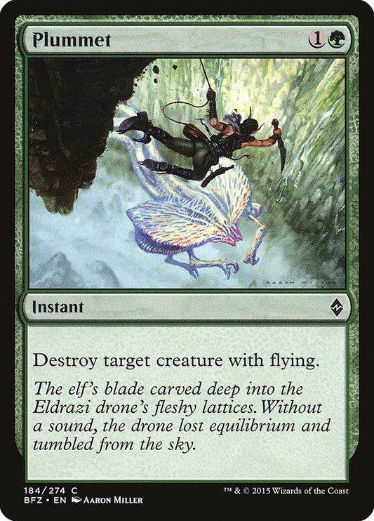 MTG Card Title: Plummet BFZ/184