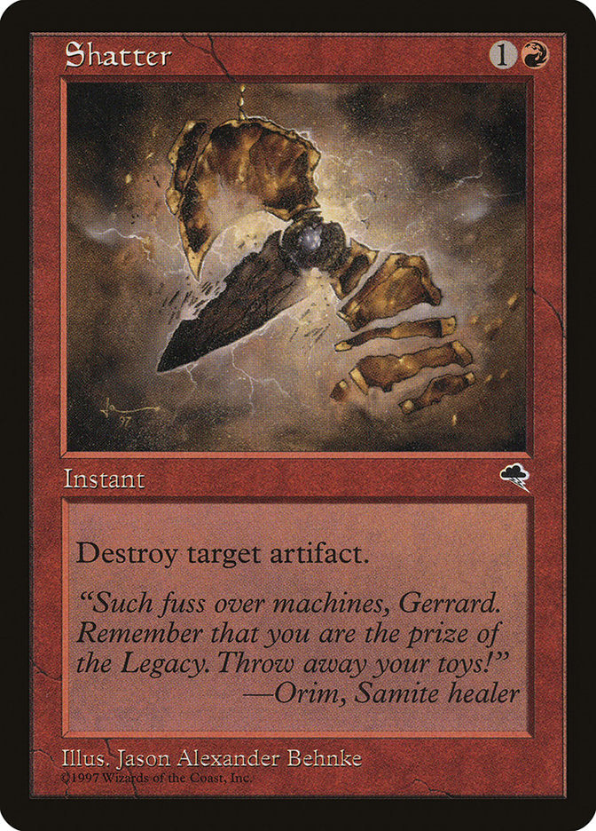 MTG Card Title: Shatter TMP/203