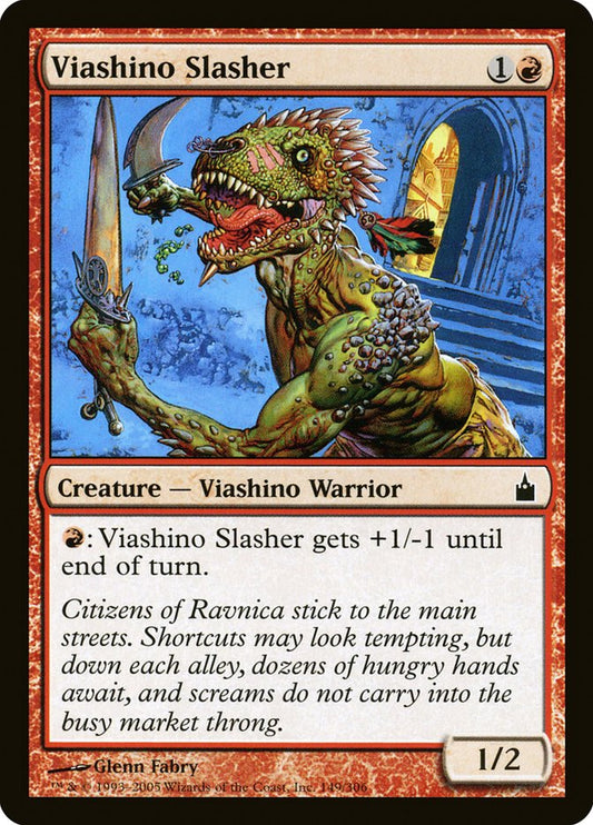 MTG Card Title: Viashino Slasher RAV/149