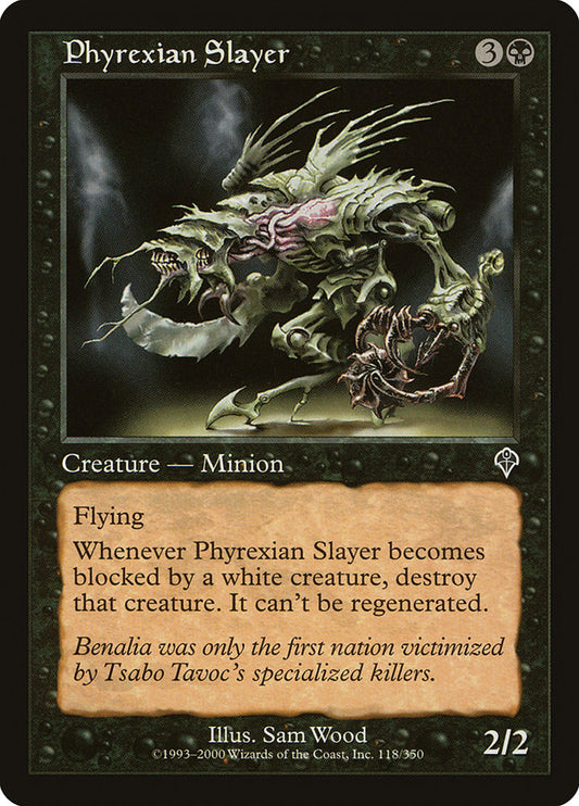 MTG Card Title: Phyrexian Slayer INV/118
