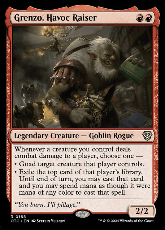 MTG Card Title: Grenzo, Havoc Raiser OTC/168