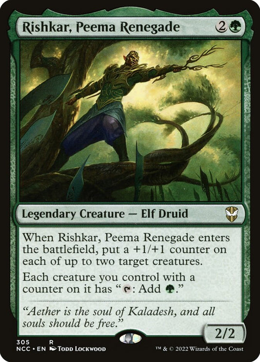 MTG Card Title: Rishkar, Peema Renegade NCC/305
