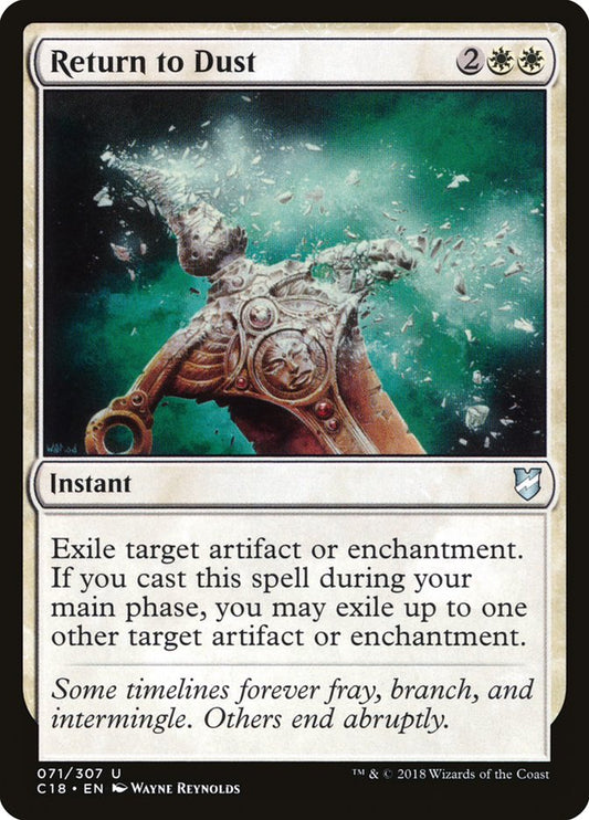 MTG Card Title: Return to Dust C18/71