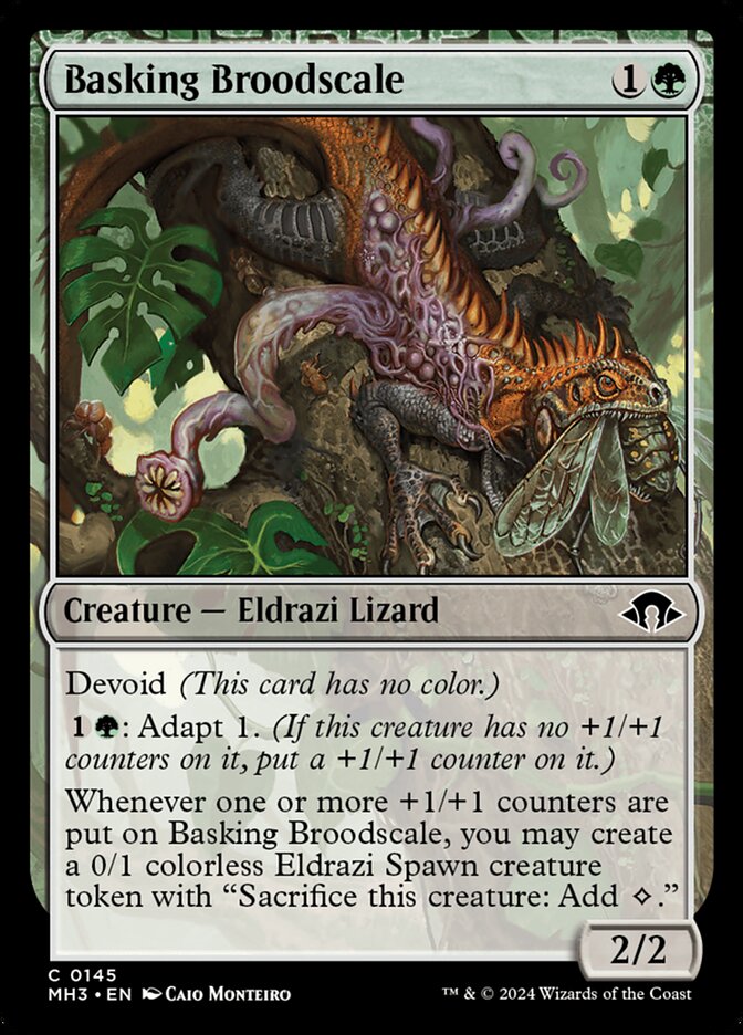 MTG Card Title: Basking Broodscale MH3/145