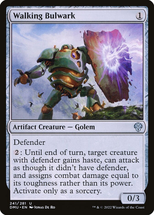 MTG Card Title: Walking Bulwark DMU/241
