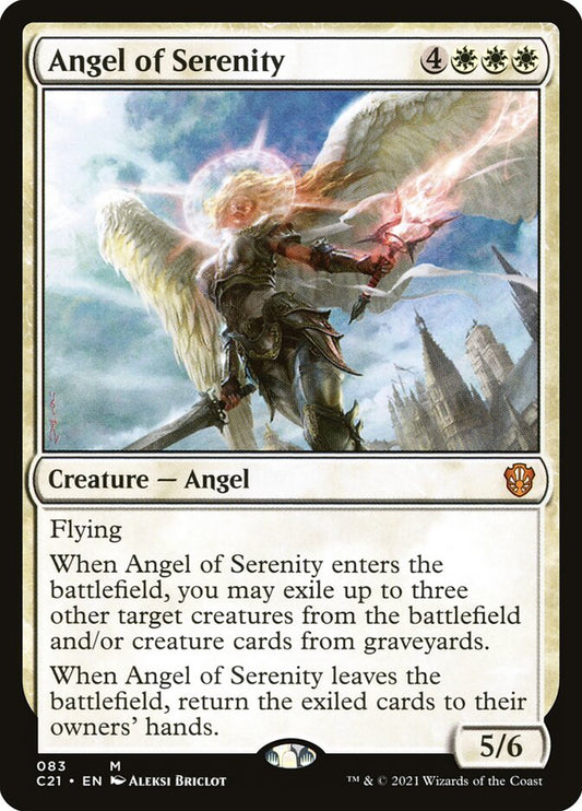 MTG Card Title: Angel of Serenity C21/83