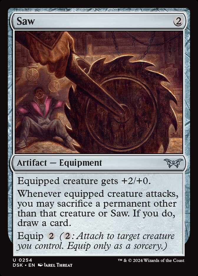 MTG Card Title: Saw DSK/254
