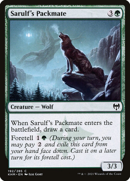 MTG Card Title: Sarulf's Packmate KHM/192