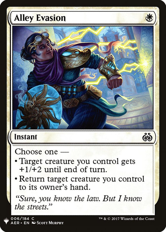 MTG Card Title: Alley Evasion PLST/AER-6