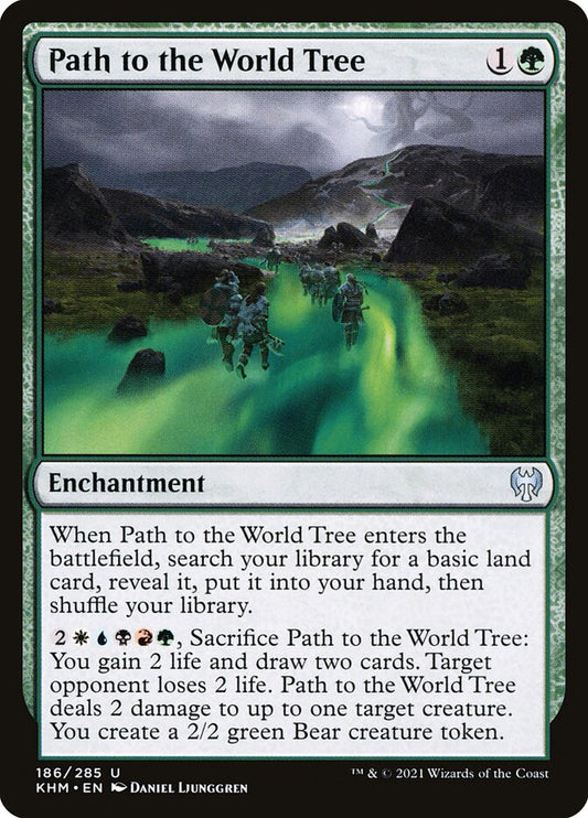 MTG Card Title: Path to the World Tree KHM/186