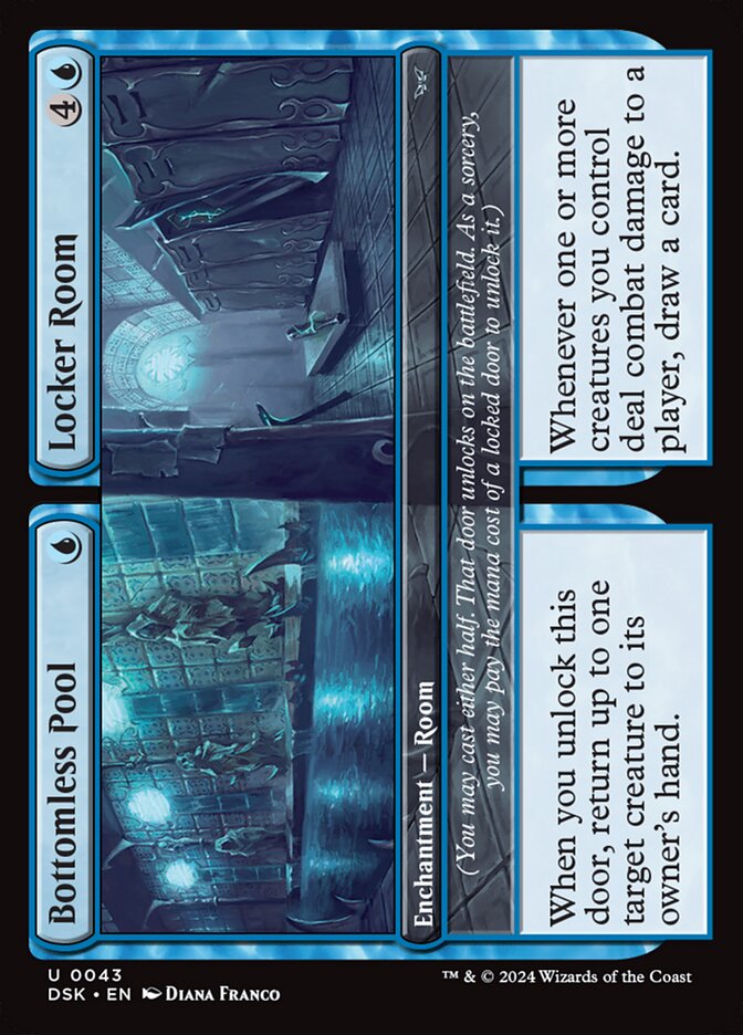 MTG Card Title: Bottomless Pool // Locker Room DSK/43