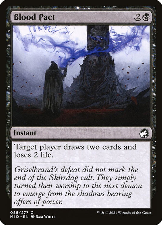 MTG Card Title: Blood Pact MID/88