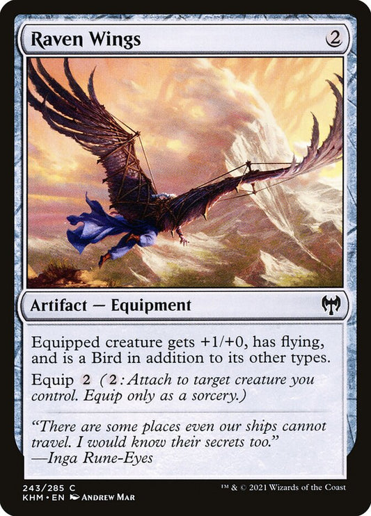 MTG Card Title: Raven Wings KHM/243