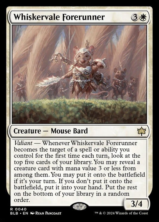 MTG Card Title: Whiskervale Forerunner BLB/40